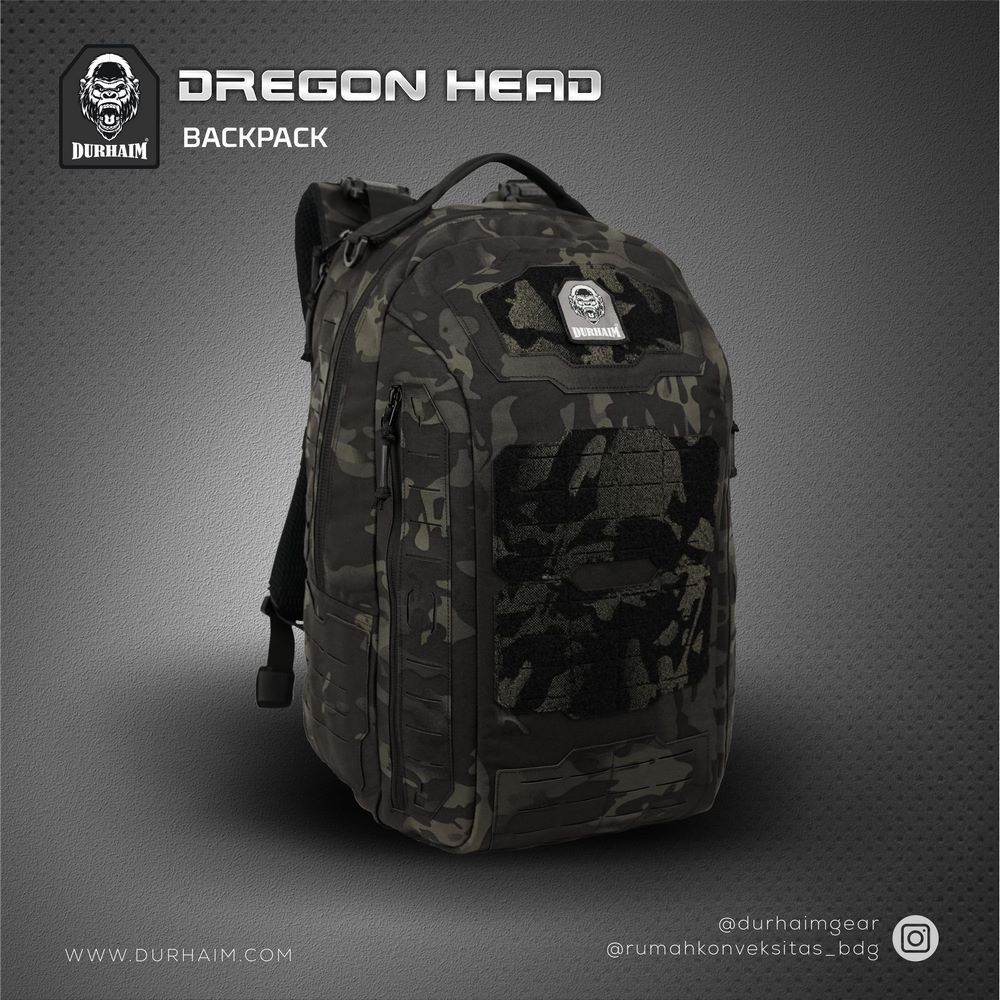 DREGON HEAD MULTICAM BLACK - Image 2