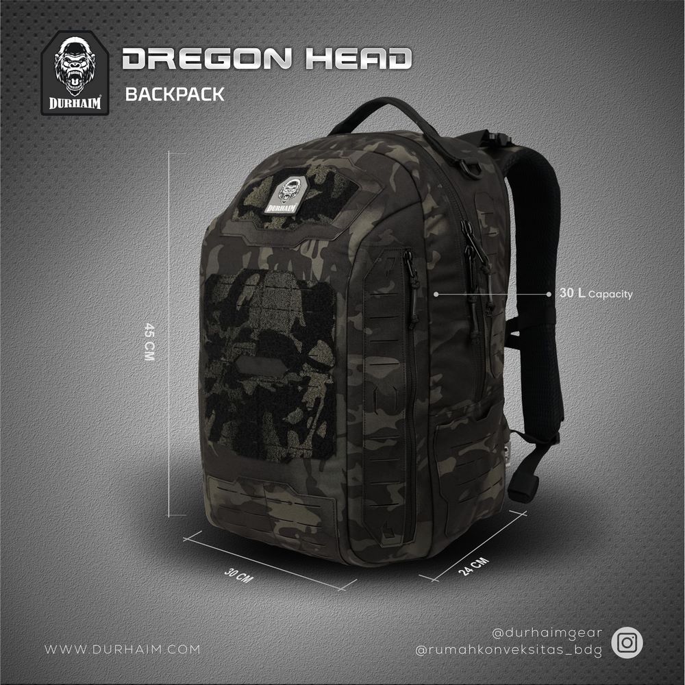 DREGON HEAD MULTICAM BLACK - Image 6
