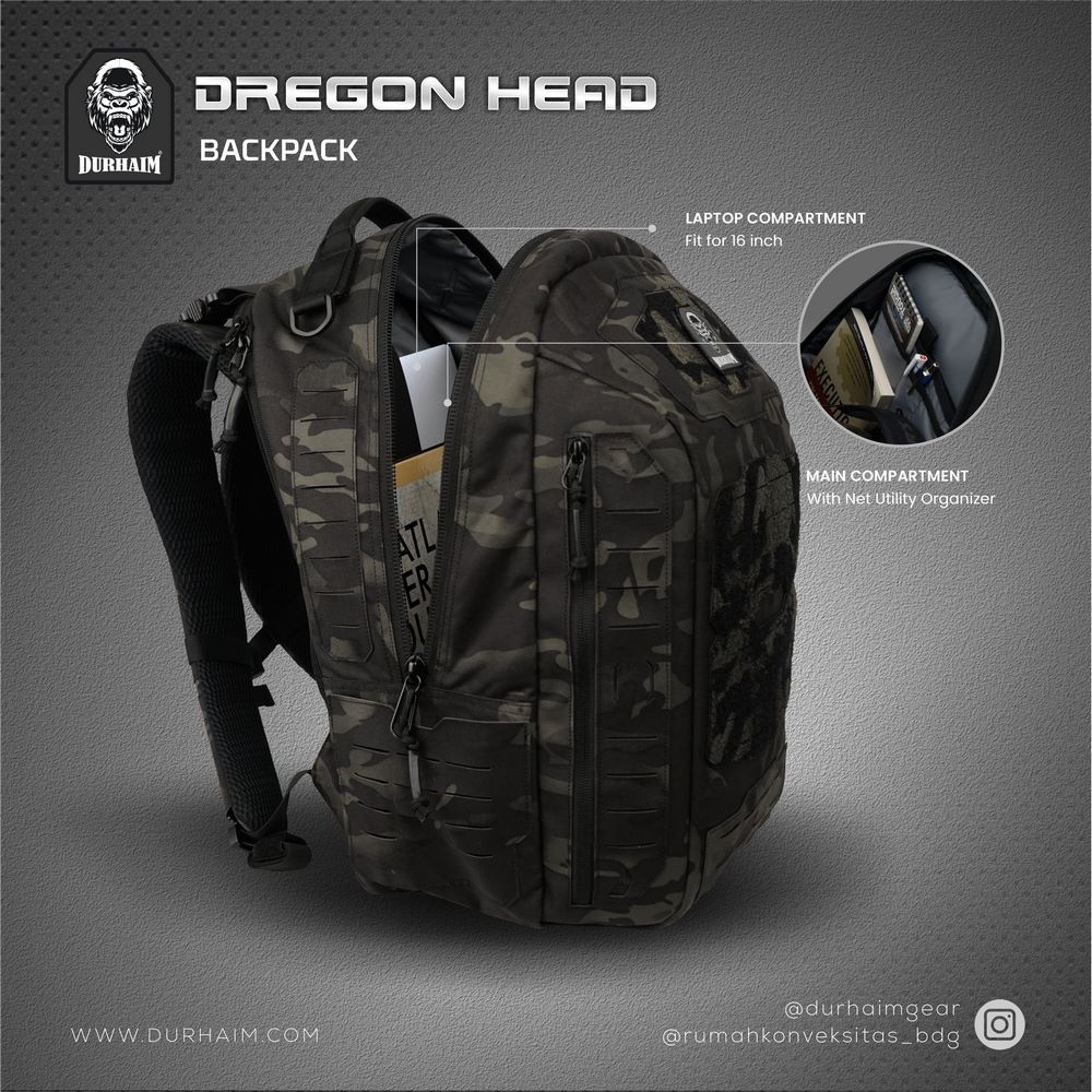DREGON HEAD MULTICAM BLACK - Image 8
