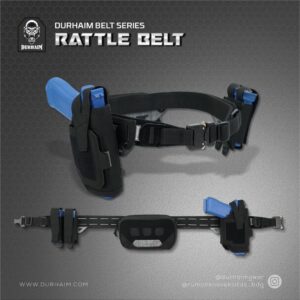 BLACK RATTLE BELT