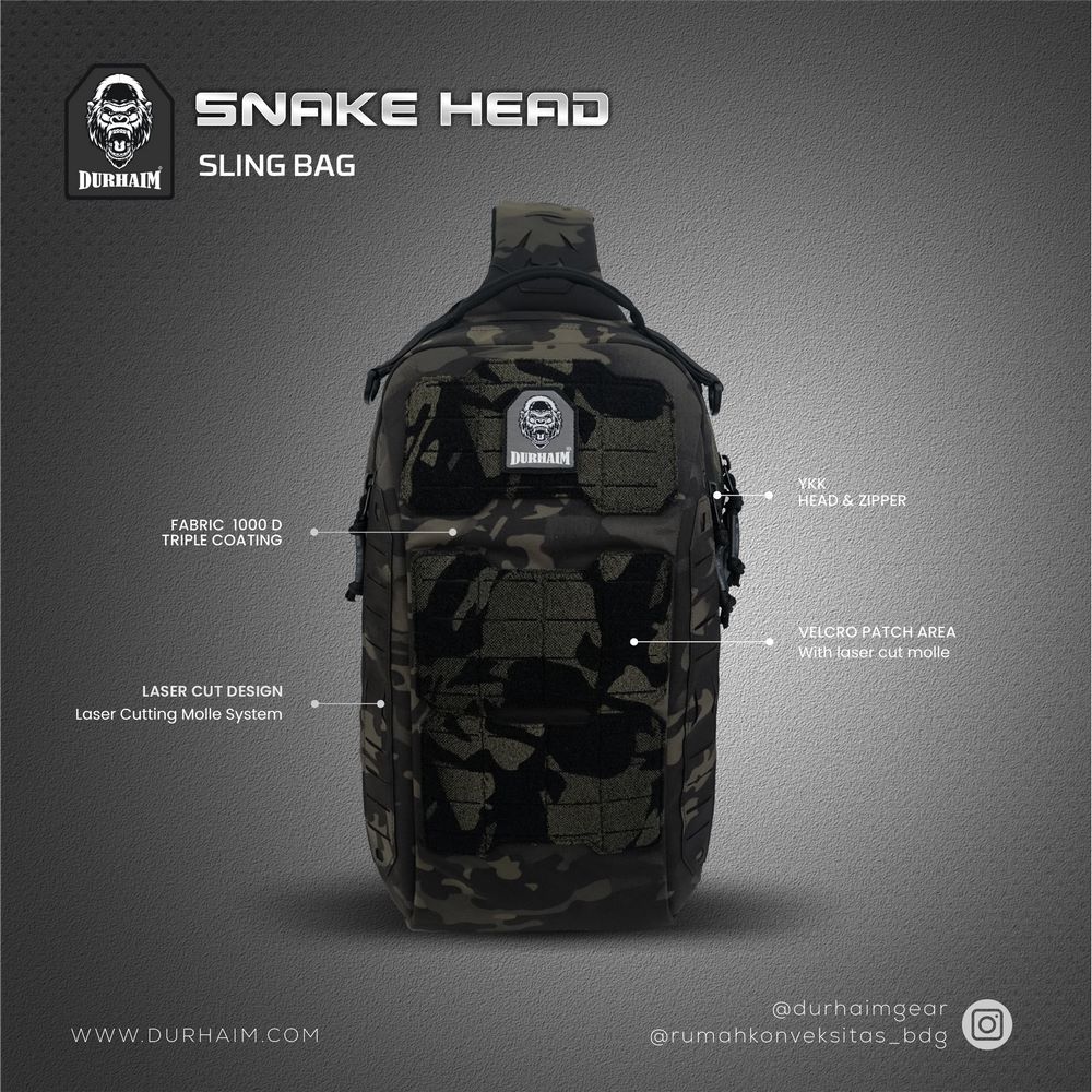 SNAKE HEAD MULTICAM BLACK - Image 2